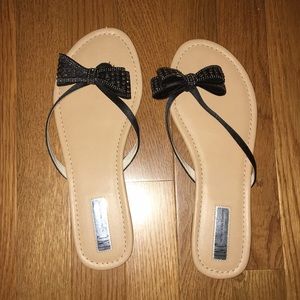 INC sandals with bow
